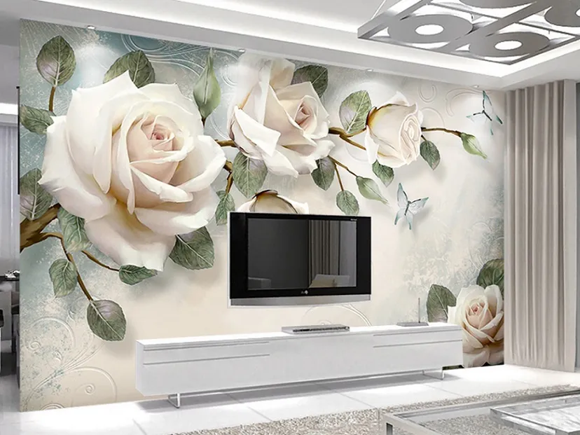 Tại sao nên sử dụng giấy dán tường cho phòng khách?