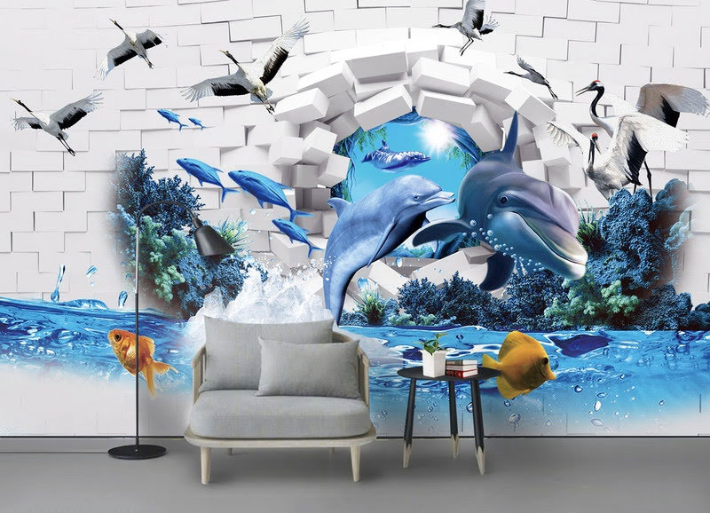 Giấy dán tường phòng trẻ em: An toàn và sáng tạo