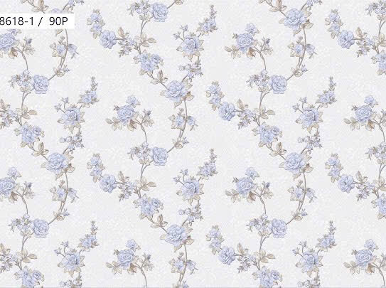 Giấy dán tường hoa lá 8618-1/90P