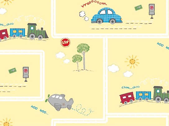 Giấy dán tường trẻ em mẫu 03