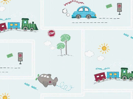 Giấy dán tường trẻ em mẫu 08